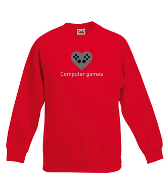 Miłośnik gry komputerowej - Bluza z nadrukiem - dla Gracza - Dziecięca