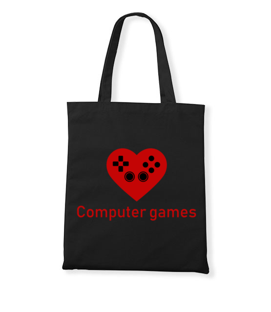 Milosnik gry komputerowej torba z nadrukiem dla gracza gadzety jipi pl 548 160