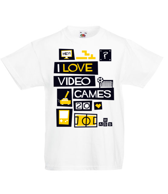 Milosnik gier komputerowych koszulka z nadrukiem dla gracza dziecko jipi pl 544 83