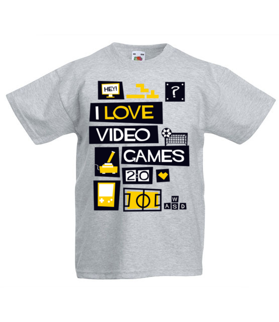 Milosnik gier komputerowych koszulka z nadrukiem dla gracza dziecko jipi pl 544 87