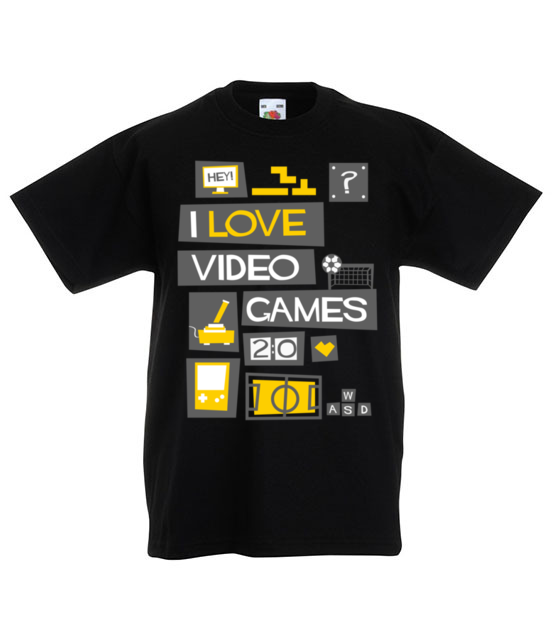 Milosnik gier komputerowych koszulka z nadrukiem dla gracza dziecko jipi pl 545 82