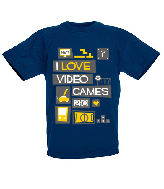 Milosnik gier komputerowych koszulka z nadrukiem dla gracza dziecko jipi pl 545 86