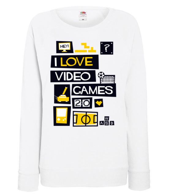 Milosnik gier komputerowych bluza z nadrukiem dla gracza kobieta jipi pl 544 114