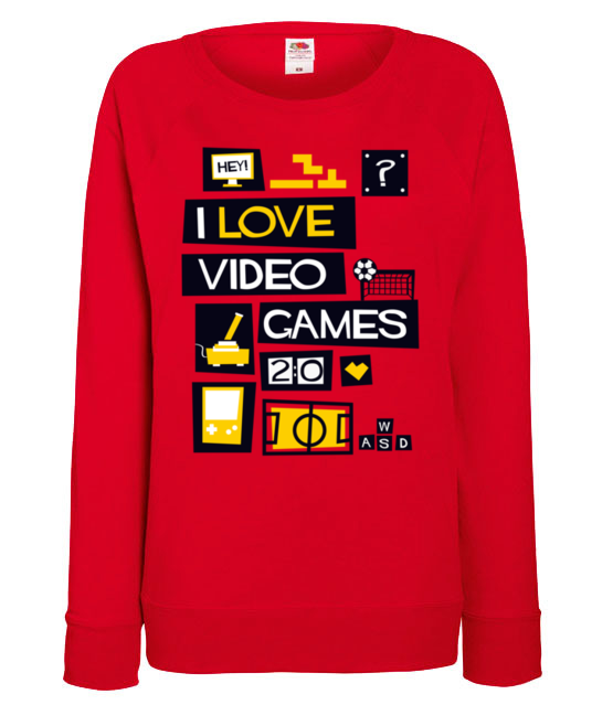Milosnik gier komputerowych bluza z nadrukiem dla gracza kobieta jipi pl 544 116