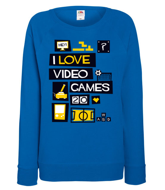 Milosnik gier komputerowych bluza z nadrukiem dla gracza kobieta jipi pl 544 117