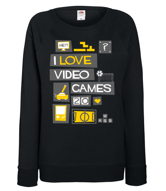 Milosnik gier komputerowych bluza z nadrukiem dla gracza kobieta jipi pl 545 115