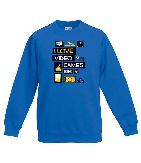 Milosnik gier komputerowych bluza z nadrukiem dla gracza dziecko jipi pl 544 126