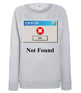 Błąd, nie znaleziono! - Bluza z nadrukiem - dla Gracza - Damska