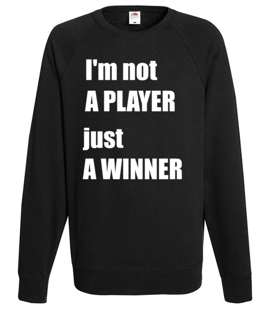 Jestem zwyciezca nie tylko graczem bluza z nadrukiem dla gracza mezczyzna jipi pl 563 107