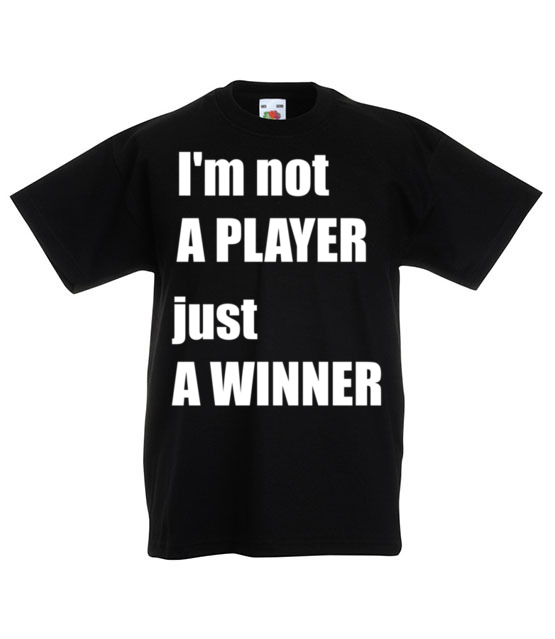 Jestem zwyciezca nie tylko graczem koszulka z nadrukiem dla gracza dziecko jipi pl 563 82