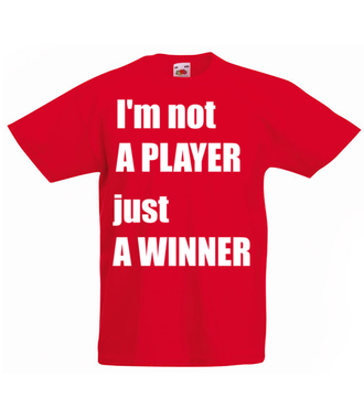 Jestem zwycięzcą, nie tylko graczem - Koszulka z nadrukiem - dla Gracza - Dziecięca