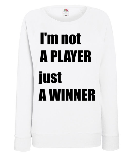 Jestem zwyciezca nie tylko graczem bluza z nadrukiem dla gracza kobieta jipi pl 562 114