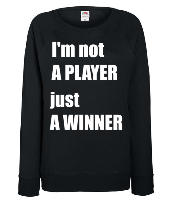 Jestem zwyciezca nie tylko graczem bluza z nadrukiem dla gracza kobieta jipi pl 563 115