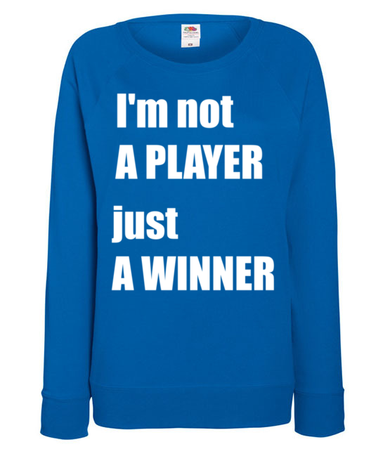 Jestem zwyciezca nie tylko graczem bluza z nadrukiem dla gracza kobieta jipi pl 563 117