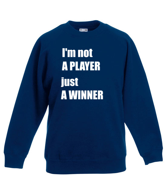 Jestem zwyciezca nie tylko graczem bluza z nadrukiem dla gracza dziecko jipi pl 563 127