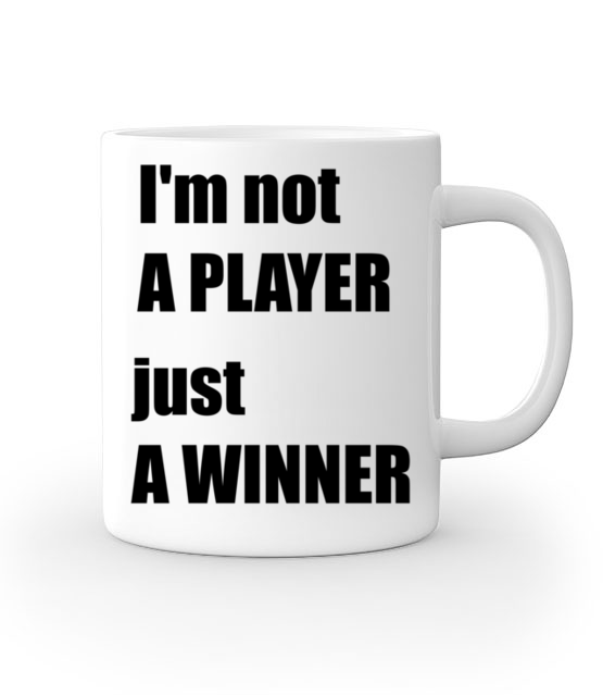 Jestem zwyciezca nie tylko graczem kubek z nadrukiem dla gracza gadzety jipi pl 562 159