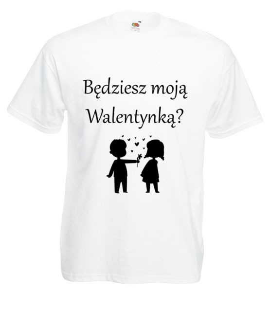 Chce bys byla moja walentynka koszulka z nadrukiem walentynki mezczyzna jipi pl 587 2