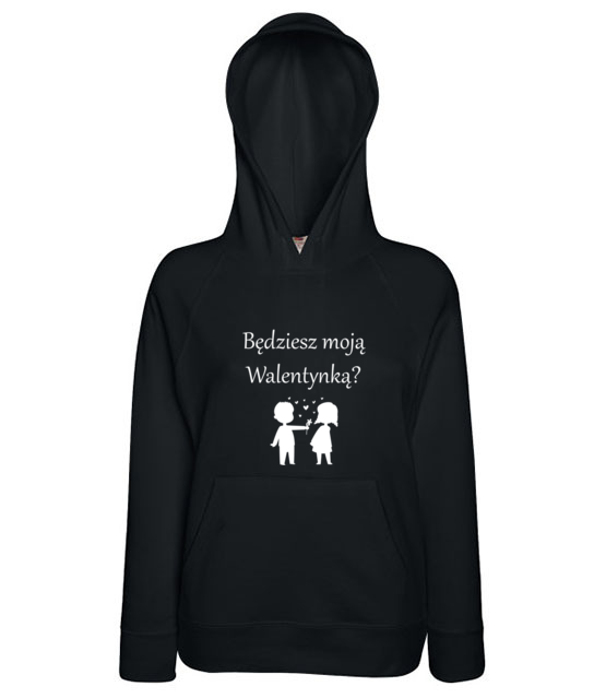 Chce bys byla moja walentynka bluza z nadrukiem walentynki kobieta jipi pl 586 144
