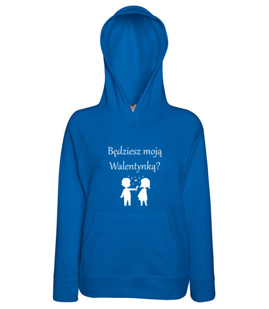 Chce bys byla moja walentynka bluza z nadrukiem walentynki kobieta jipi pl 586 147
