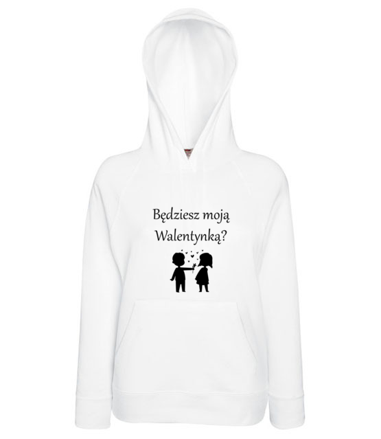 Chce bys byla moja walentynka bluza z nadrukiem walentynki kobieta jipi pl 587 145