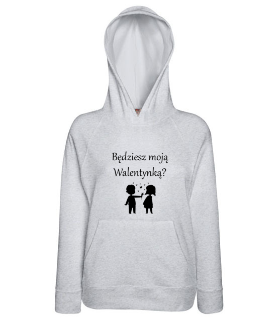 Chce bys byla moja walentynka bluza z nadrukiem walentynki kobieta jipi pl 587 148