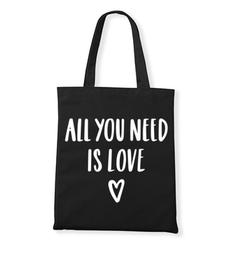 Wszystko, czego potrzebuję, to miłość - Torba z nadrukiem - Walentynki - Gadżety