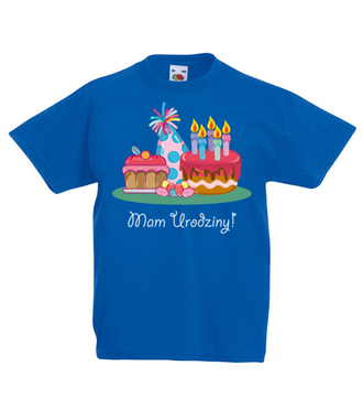 Mam urodziny! - Koszulka z nadrukiem - Urodzinowe - Dziecięca