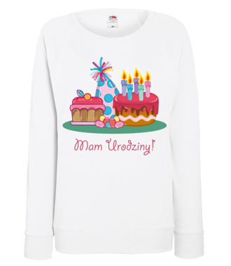 Mam urodziny! - Bluza z nadrukiem - Urodziny - Damska