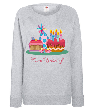 Mam urodziny! - Bluza z nadrukiem - Urodziny - Damska