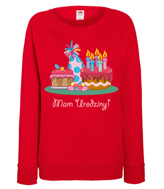 Mam urodziny! - Bluza z nadrukiem - Urodziny - Damska
