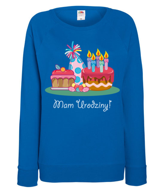 Mam urodziny! - Bluza z nadrukiem - Urodziny - Damska