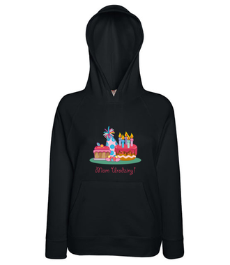 Mam urodziny! - Bluza z nadrukiem - Urodziny - Damska z kapturem