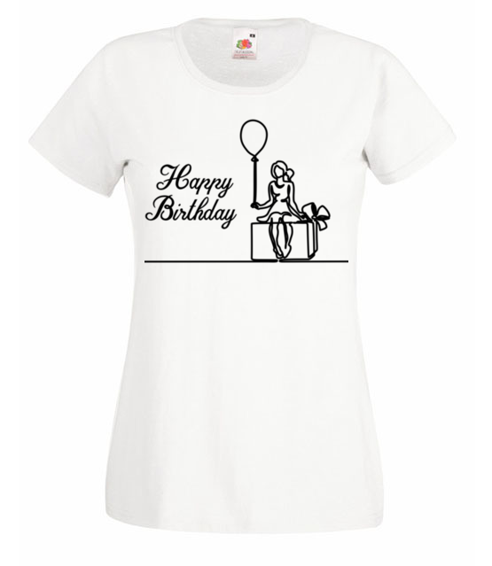 Wszystkiego najlepszego koszulka z nadrukiem urodzinowe kobieta jipi pl 607 58