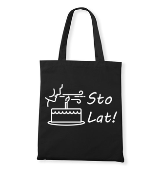 Sto lat! Zdmuchnij świeczki! - Torba z nadrukiem - Urodziny - Gadżety