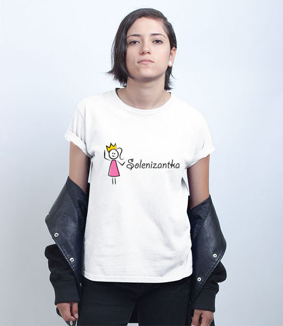Solenizantka byc koszulka z nadrukiem urodzinowe kobieta jipi pl 625 71