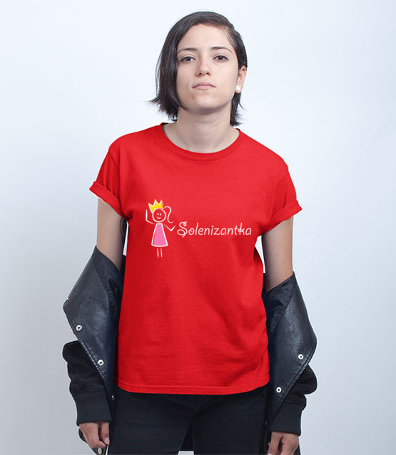 Solenizantka byc koszulka z nadrukiem urodzinowe kobieta jipi pl 626 72