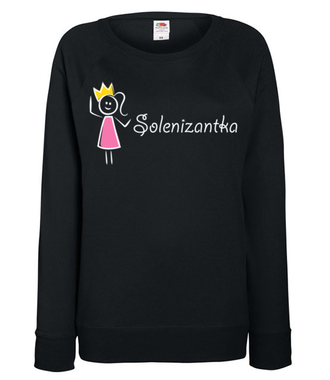 Solenizantką być - Bluza z nadrukiem - Urodziny - Damska