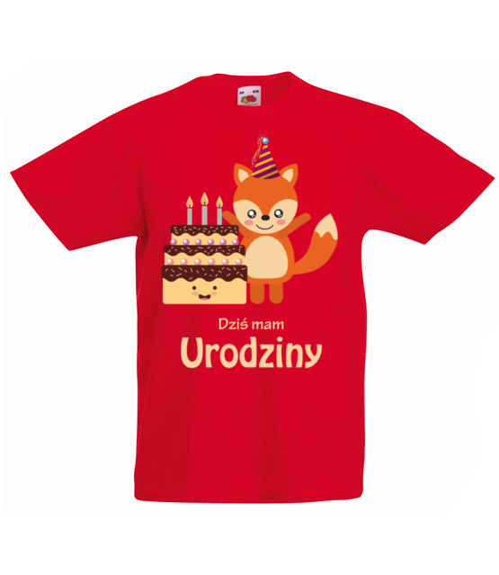 Dzis mam urodziny koszulka z nadrukiem urodziny dziecko jipi pl 627 84