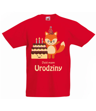 Dziś mam urodziny! - Koszulka z nadrukiem - Urodziny - Dziecięca