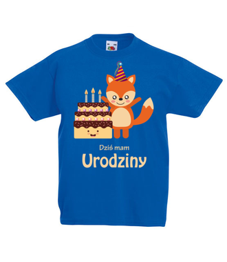 Dziś mam urodziny! - Koszulka z nadrukiem - Urodziny - Dziecięca