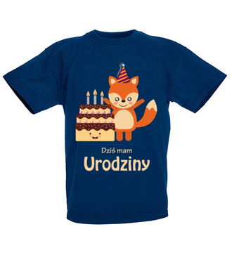 Dziś mam urodziny! - Koszulka z nadrukiem - Urodziny - Dziecięca