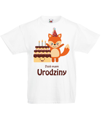 Dziś mam urodziny! - Koszulka z nadrukiem - Urodziny - Dziecięca