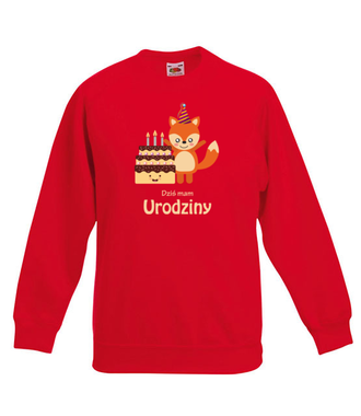 Dziś mam urodziny! - Bluza z nadrukiem - Urodziny - Dziecięca