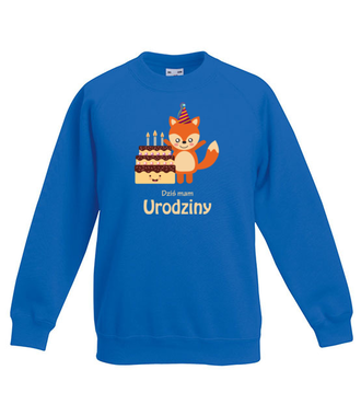 Dziś mam urodziny! - Bluza z nadrukiem - Urodziny - Dziecięca