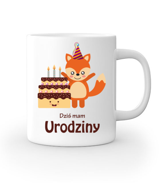 Dzis mam urodziny kubek z nadrukiem urodziny gadzety jipi pl 628 159