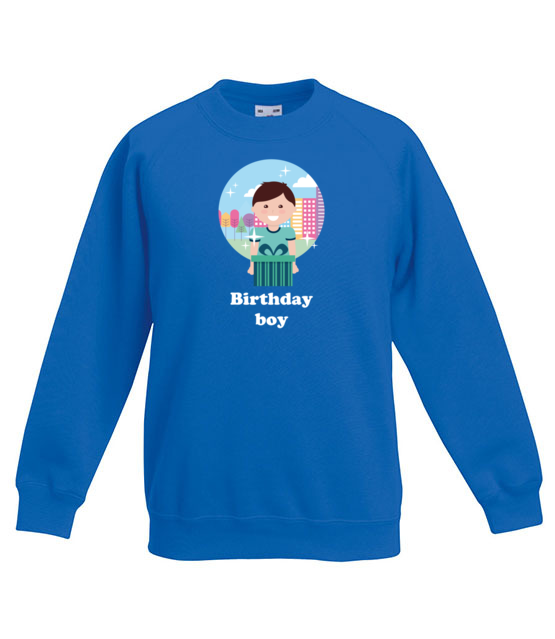 Urodzinowy chlopiec bluza z nadrukiem urodzinowe dziecko jipi pl 646 126
