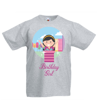 Urodzinowa kobietka - Koszulka z nadrukiem - Urodzinowe - Dziecięca