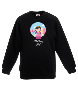 Urodzinowa kobietka - Bluza z nadrukiem - Urodziny - Dziecięca