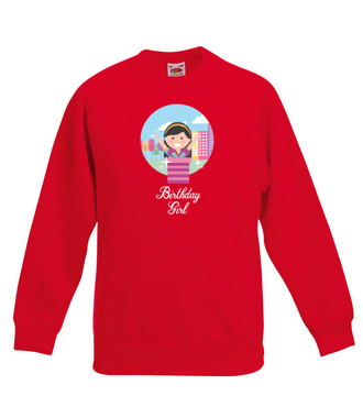 Urodzinowa kobietka - Bluza z nadrukiem - Urodziny - Dziecięca