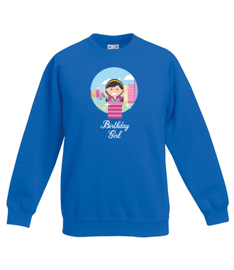 Urodzinowa kobietka - Bluza z nadrukiem - Urodziny - Dziecięca
